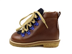 Angulus cognac/navy winter boot with TEX  